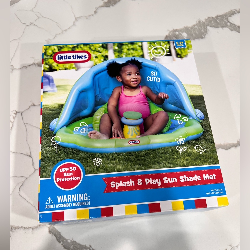 Little Tikes Splash and Play Sun Shade Mat Inflatable